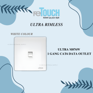 [SIRIM] Retouch Ultra Rimless Socket White  Modern Suis Switch Socket 13A 15A 20A 45A 各种款式开关插座