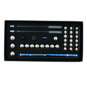 Two-color magnetic pen colorful ball magnetic pen magnetic pole stress-relieving toy versatile pen capacitive levitation