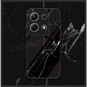 Casing For Infinix Note 40 Pro 5G 2024 Infinix Note40Pro Note 40Pro Note40 40 Pro + 5G 4G Marble Tempered Glass Shockproof Casing Soft Hard Back Cover