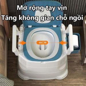 Bồn cầu bô vệ sinh di động giành cho người già bệnh nhânphụ nữ có thai