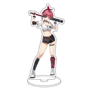 clu Hololive Action Figure Anime Creativity Acrylic Model Toy 15CM Usada Pekora Shirakami Fubuki Minato Aqua Home Decorate ulc
