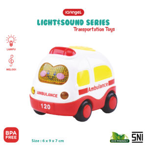 IQ Angel Sound Transportation Car Toys / Mainan mobil Anak / Mainan Motorik Bayi / Mainan Nyala