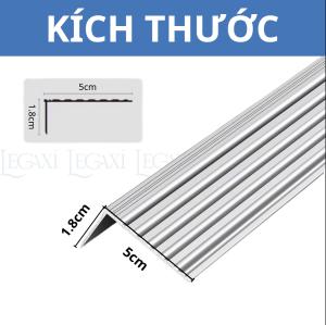 Miếng dán cầu thang bậc thềm chống trượt hình chữ L bo cạnh bám dính chống thấm nước an toàn cho trẻ em Legaxi