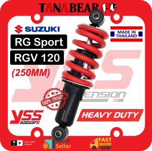 YSS RG Sport RGV120 (250MM) Heavy Duty. Adjustable absorber monoshock RGSport Suzuki RGV 120 Original Thailand YSS