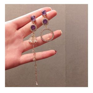 Bông Tai phối đá dài thời trang