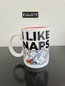 2018 Peanuts Worldwide LLC & Department 56 ceramic mug - I like naps (Linus and Snoopy having a nap)