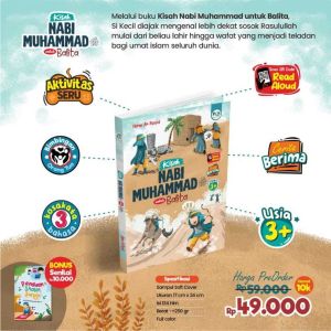 Buku Kisah nabi Muhammad Untuk Balita 3+ Cerita Berima PQS