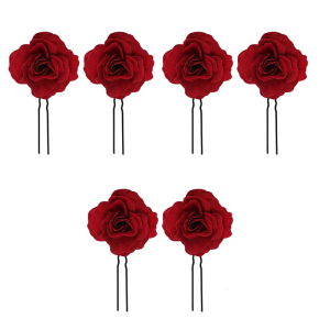 Reusable Cloth Flower Bridal Hairpin For Bride And Friend Natural Lovely Wedding Decoration