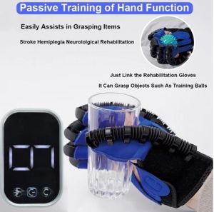 Rehabilitation Robot Gloves Hemiplegia Stroke Therapy Glove Hand Function Recovery Mirror Gloves Finger Exercise Training Equipment