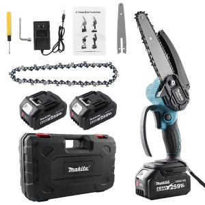 MAKITA เลื่อยไฟฟ้าไร้สาย 259V เลื่อยโซ่ไร้สาย ใช้งานง่าย แข็งแรง ทนทาน แบตเตอรี่กำลังแรง ตัดไม้ต่อเนื่องได้นาน สำหรับงานไม้ทุกประเภท ทั้งงานบ้าน