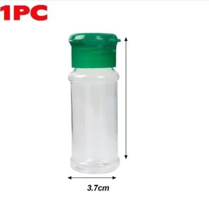 【XZxinzhan】10Pcs Transparent Plastic Spice Bottle Kitchen Seasoning Containers Salt Pepper Shaker Jars Barbecue Condiment Bottles Kitchen Gadgets