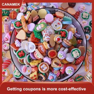 【CANAMEK 】 10Pcs Dollhouse Mini Food Toys Dollhouse Kitchen Decoration Dollhouse Accessories For Kids Pretend Play Toy