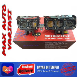 Lampu SQL 2 Mata 3 Mata LED Tembak Laser Foglamp Mobil Motor SIFCO