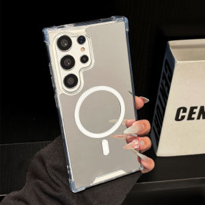 Mirror Make Up Case for Samsung Galaxy S25 S23 Ultra S24 FE S22 A55 A54 A35 A15 A16 A56 A36 Magnetic Airbag Bumper Slim Cover
