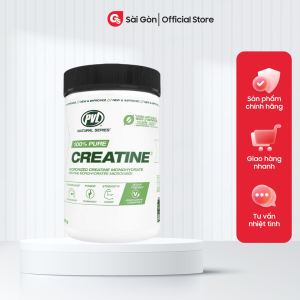 Bột PVL 100% Pure Creatine Monohydrate 300G - Unflavored tăng sức mạnh cải thiện hiệu suất tập luyện - GYMSTORE