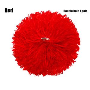 METALIX 1pair 2 styles Fancy Double hole handle Dance Party Decorator Club Sport Supplies Cheerleader pompoms Cheerleading Cheering Ball
