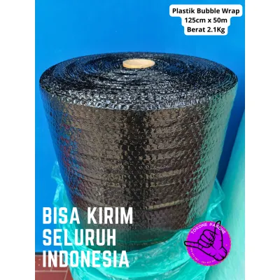 Bubble Wrap Roll 125x50m Plastik Packing Gelembung Tebal Murah Kirim Luar Kota
