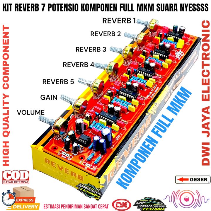 Kit Echo Reverb 7 Potensio Nyeess Komponen Full MKM Lazada Indonesia