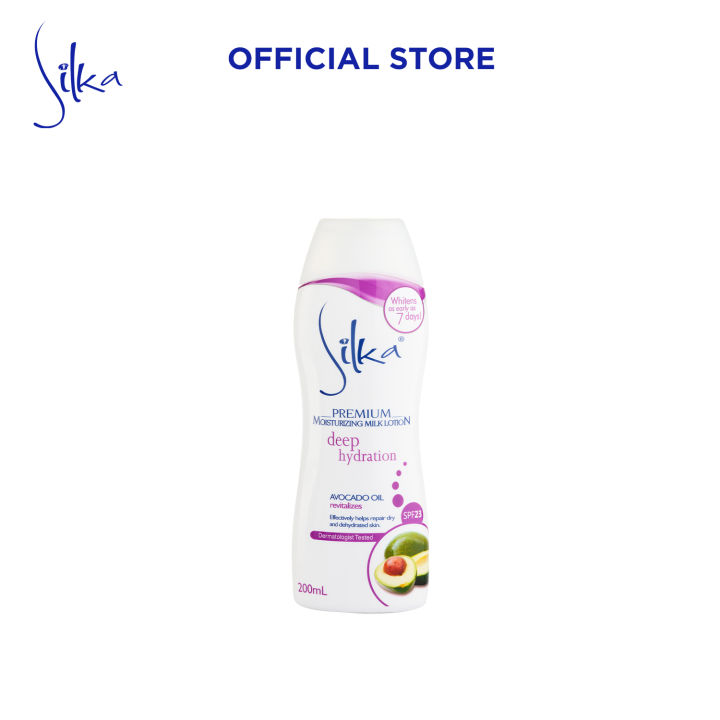Silka%20Moisturizing%20Milk%20w/%20Avocado%20Oil%20Lotion%20200ml%20-%20Image%205