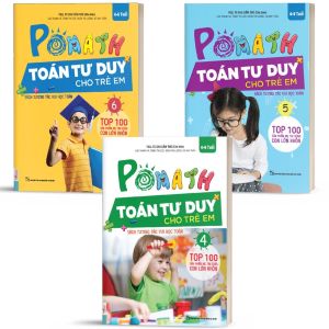 Combo (3 Tập): POMATH Tập 456 - Toán Tư Duy Cho Trẻ 4-6 Tuổi