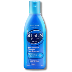 SELSUN BLUE Shampoo 200ml/Highly Effective Anti-Dandruff/Deep Cleansing/Nourishing Anti-Dandruff Shampoo 200ml