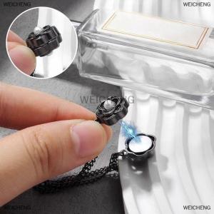 [COD] WEICHENG 2pcs Multi-Function Magnetic Clothing Clip With Chain Metal Buttons Clip Clothes Scarf Trouser Legs Cuff Fixing Magnet Pin