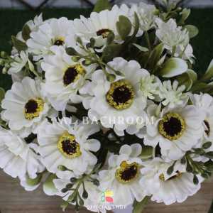 BUNGA PLASTIK ASTER EROPA FR B8131 BUNGA ARTIFICIAL DEKORASI WEDDING BUKET