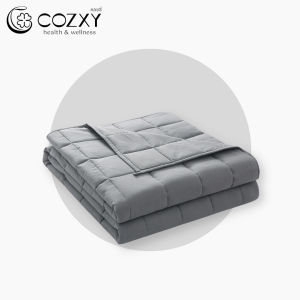 ผ้าห่มถ่วงน้ำหนัก Weighted Blanket ผ้าใยไผ่ Bamboo Fiber เย็นสบาย ช่วยการนอนหลับลึกและเร็ว