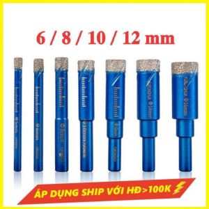 Mũi khoan gạch đá cứng đá hoa cương đá granite đá cầu thang 6/8/10/12mm