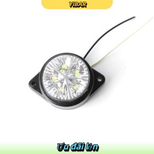 YIBAR Xe tròn vận chuyển góc ánh sáng vận chuyển hàng hóa xe màu LED điện tử cạnh ánh sáng cảnh báo sáng tạo ánh sáng bên ngoài mái chiều cao đèn