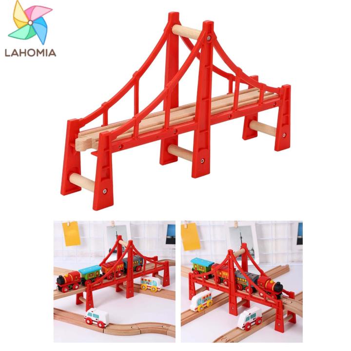 Wooden Train Set Accessories Bridge Fits All Major Brands Railway Track