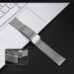 Magnetic Buckle Metal Strap For Amazfit Active Max Smart Watch Stainless Steel Band