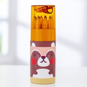 【Mini Gifts】 12 Colours Colour Pencils Goodie Bag Children Day Gift Birthday Gifts Stationery Set