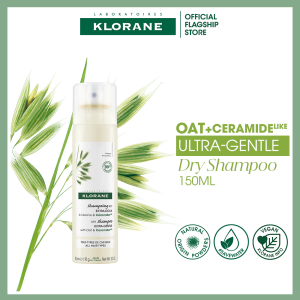 Klorane Oat & Ceramide Ultra Gentle Dry Shampoo 150ml | For all hair types