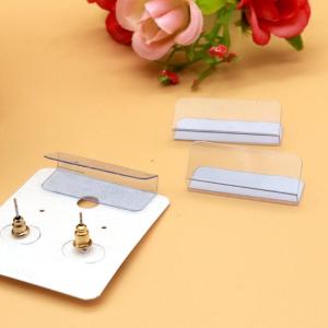 PVC Bông tai Adapter tự dính Lip adapter nhựa Lip Hanger hiển thị cho bông tai vòng cổ bông tai đinh tán chủ