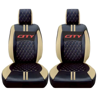 [มีสีเเละปีให้เลือก] ลาย9 รุ่น CITY 2008-2013 & All-New 2014-2019 หุ้มเบาะแบบสวมทับเบาะเดิม ตัดตรงรุ่น Honda หนังพรีเมี่ยม ทำความสะอาดง่าย ไม่มีกลิ่น สีไม่ตก (FD CARCOVER)