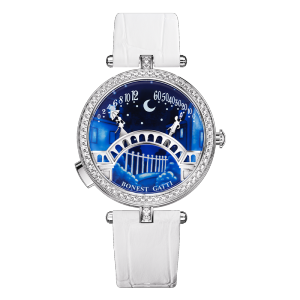 BONEST GATTI Germany Women Starry Sky Lovers Bridge Luxury Diamond Inlaid Luminous Birthday Gift Wristwatch