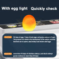 220V/12V Eggs Incubator 12/24/48/64/130 Eggs Automatic Chicken Egg Incubator Constant Temperature Incubator Auto Turning Hatcher Chicken Duck Goose Quail Bird Humidity Temperature Control Dual power supply Egg Incubator Fully Automatic Egg Automatic. 