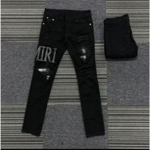 Quần jean nam rách gối  bạ caro thêu AMR chất bò co giãn cao cấp lên form  trẻ trung năng động mẫu mới-ATC77 SHOP