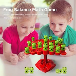 Frog Stackable Balance Tree Toy Thinking Training Puzzle Toys Learning Math as Kids Plays Family Gatherings Party Games
