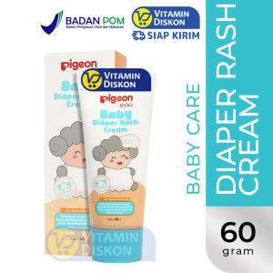 PIGEON BABY DIAPER RASH CREAM 60GR | Krim Ruam Popok Gatal dan Cegah Iritasi Pada Bayi