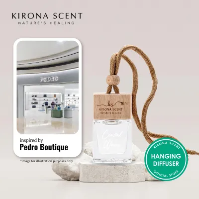 [KIRONA SCENT] Shangri-La Hotel Scent Inspired Mori Hanging Diffuser for Car Wardrobe | Hotel & Mall Fragrances