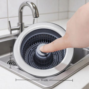 ที่กรองอ่างล้างจานแบบป๊อปอัพ วัสดุสแตนเลส 304 ป้องกันการอุดตัน สำหรับอ่างล้างจาน จุกท่อระบายน้ำ ตะกร้ากรอง เหมาะสำหรับใช้ในเชิงพาณิชย์ ในประเทศไทย