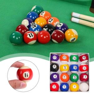 GUAIB 25/32/38mm Children Billiards Balls Resin Material Table Balls Mini Pool Ball Portable Training Ball Small Pool Cue Balls Billiard Accessory
