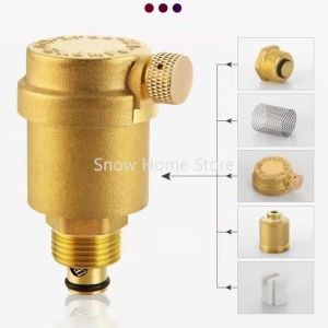 Hanson8 1pc 1/2" 3/4" 1" BSP Male Thread Brass Automatic Air Pressure Vent Valve Safety Release Relief for Solar W B8T9H