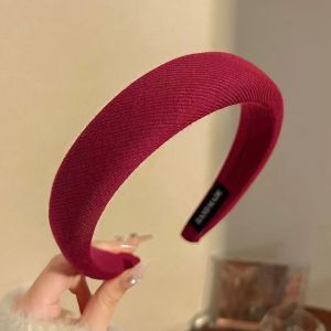 2026 Hot Sale [ Shipped from China ] Korean face-washing headband for women high crown sponge fabric headband simple hair accessory hair clip headband diyB3