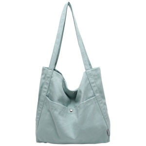 IELGY Túi tote nữ đa năng đơn giản phong cách Hàn Quốc dung tích lớn casuacl túi vải