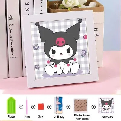 DIY 5D Diamond Painting Set With Frame Crystal Diamond Painting Desktop Decorate
