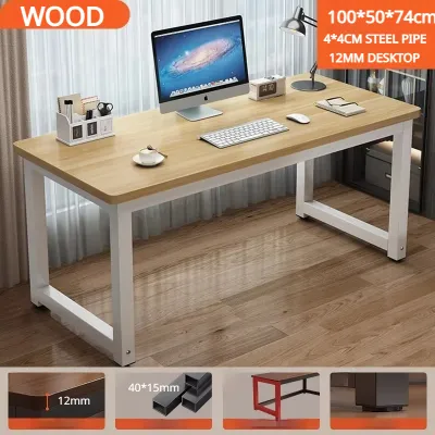 STON Computer Table Notebook Simple Modern Meja Komputer Student Study Office Desk Reinforced Writing Desk Meja Belajar 电脑桌/学习桌