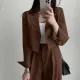 BRANCHÉ Blazers for Women Spring Decent Plain Long Sleeve Lapel Regular Fit Business Blazers B250211. 